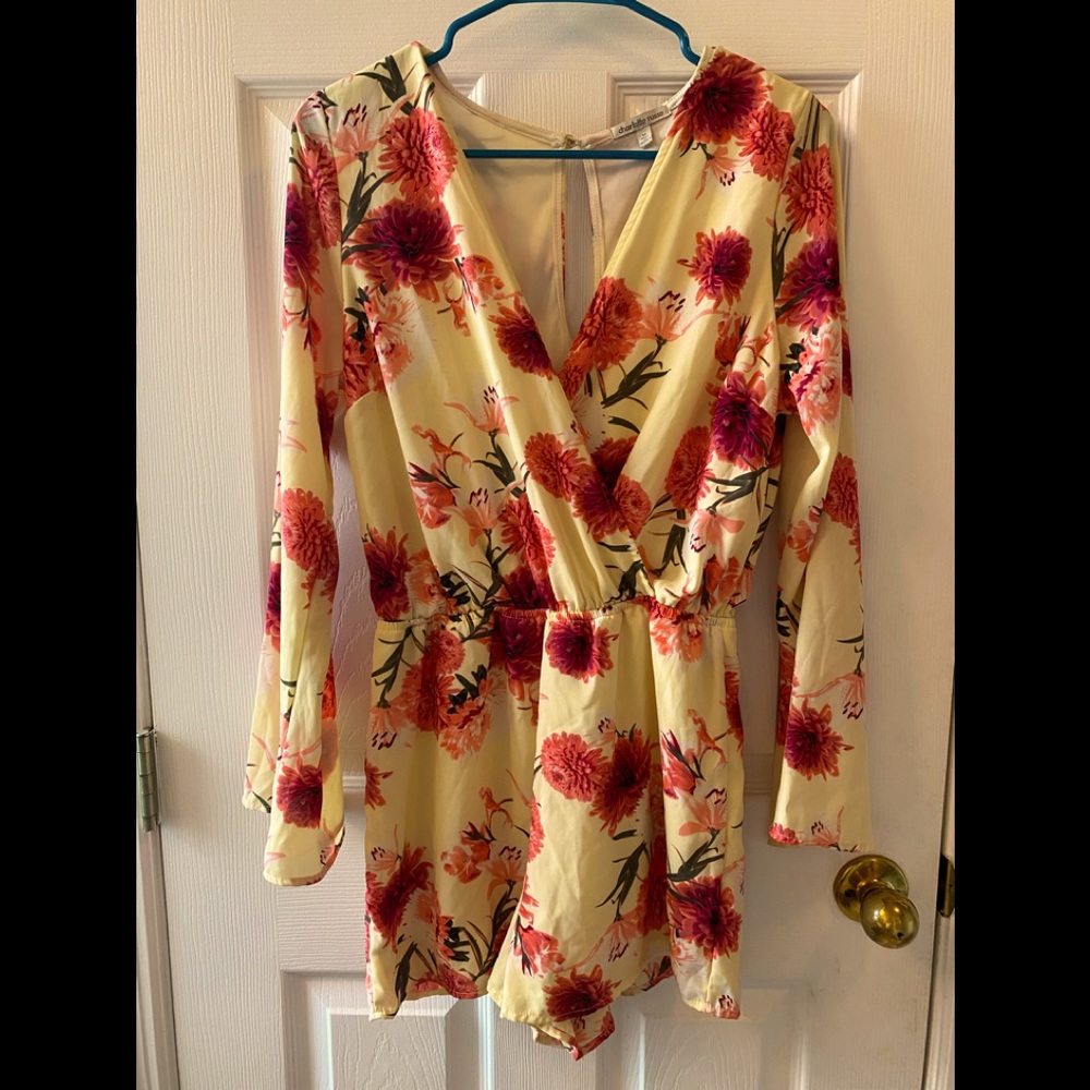 Gorgeous Charlotte Russe bell sleeve romper